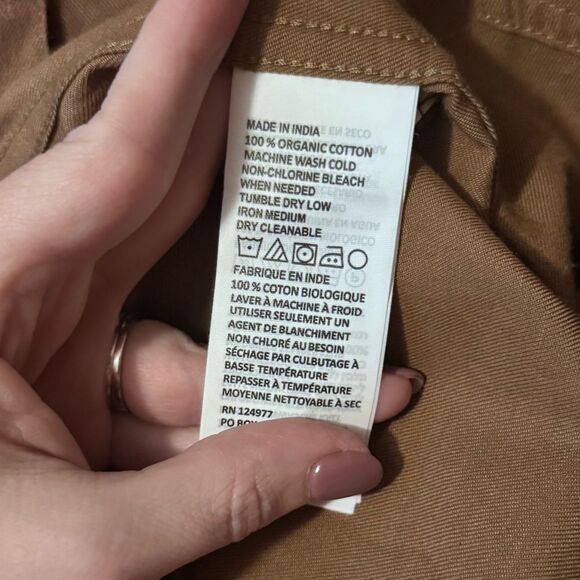 NWT- Prana- Men’s Tan Dolberg 100% Cotton Flannel PaTCH Pocket Shirt, XL - Picture 6 of 7